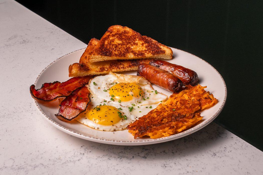 Classic breakfast spread